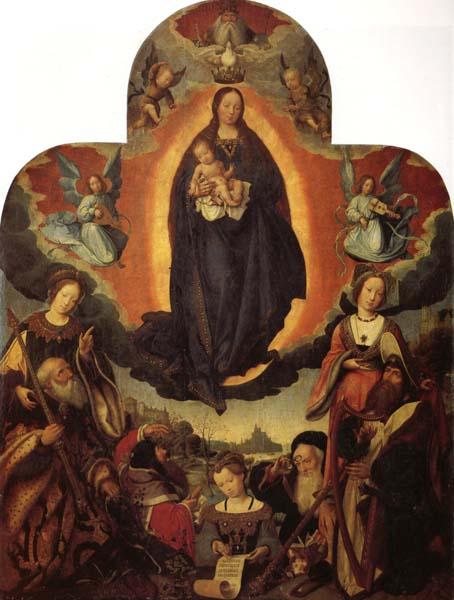 Jan Provost The Virgin in Majesty oil painting image